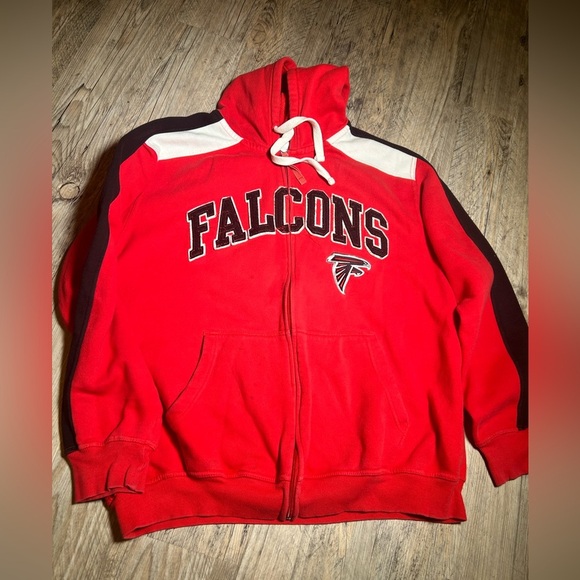 NFL Other - NFl Team Apparel Atlanta FALCONS Full zip-up Official Fleece Hoodie